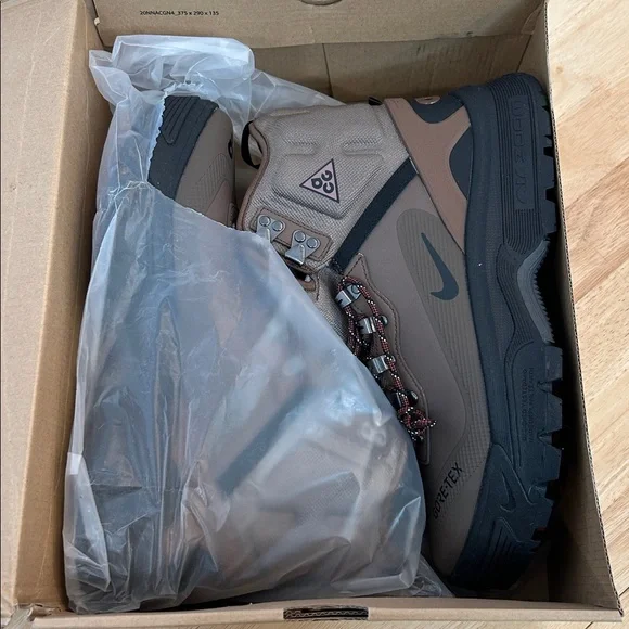 Nike ACG Zoom Gaiadome GORE-TEX Trails End Brown Men’s Size 12 NEW IN BOX - Picture 2 of 3